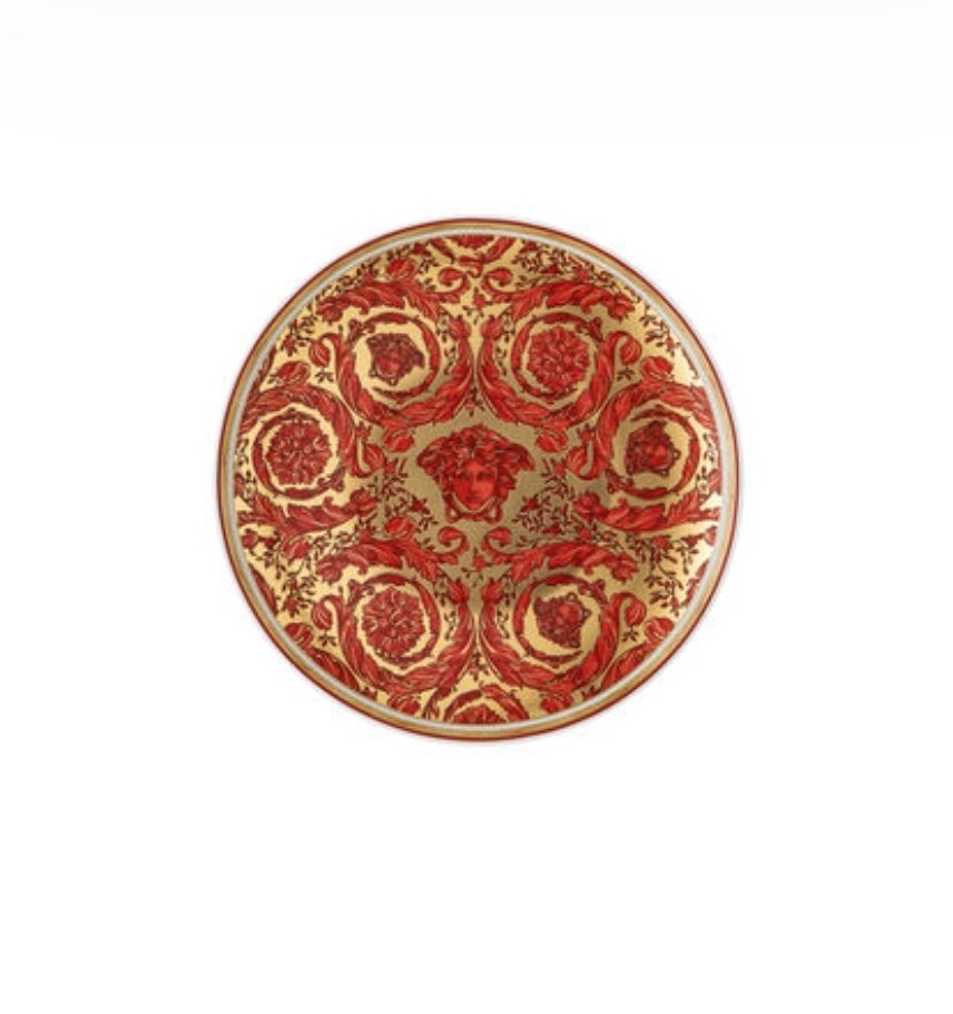 Piatto piano Medusa Garland Red 17 cm Versace