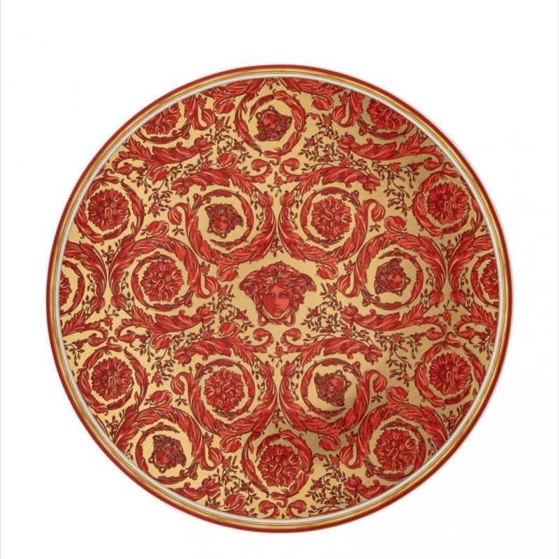 Piatto Versace Medusa Garland Red 33 cm