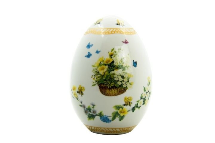 Uovo Grande con decoro "My Garden" Royal Family Sheffield