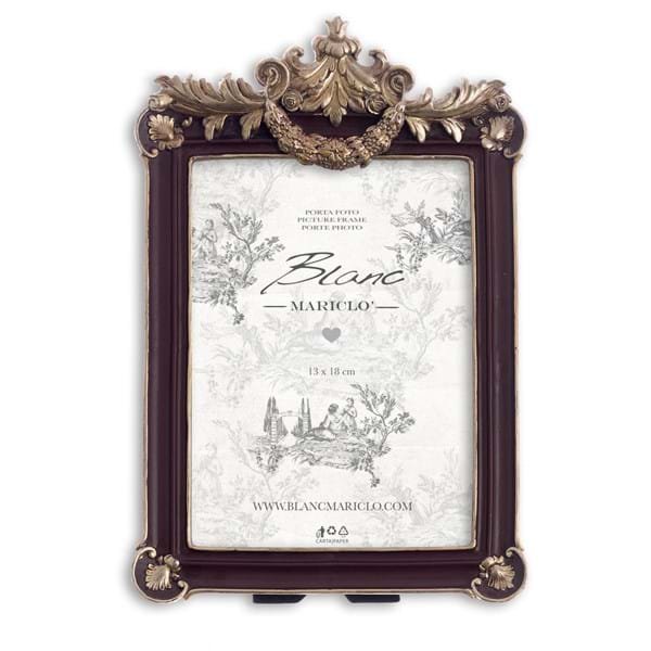 cornice portafoto, in resina di Blanc Mariclò