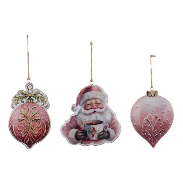 pendenti natalizi in latta di Blanc MariClo '