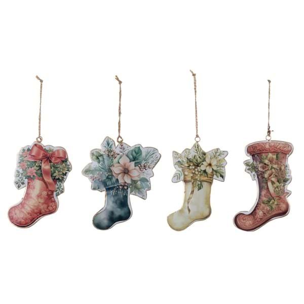 pendenti natalizi in latta di Blanc Mariclo '