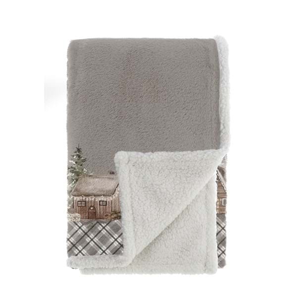 Plaid Sherpa 440 GSM di Blanc Mariclò