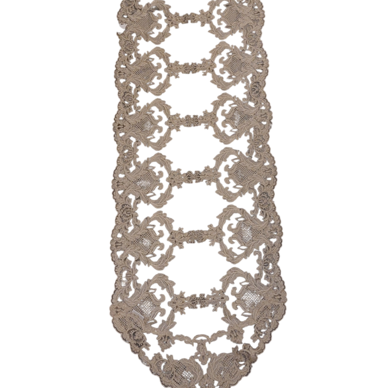 Runner in pizzo Fiori di Lena 140x40