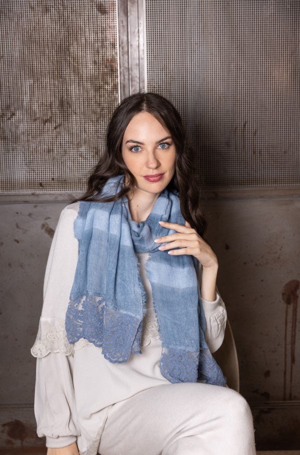 Pashmina Rina Denim Chez Moi