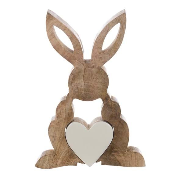 DECORO CONIGLIETTO CON CUORE fi BLANC MARICLÒ
