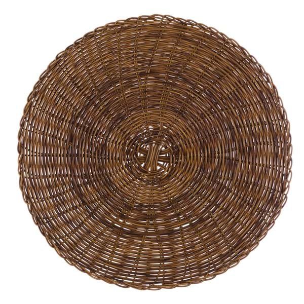 sottopiatto in resina intreccio vimini coll Blancmariclo