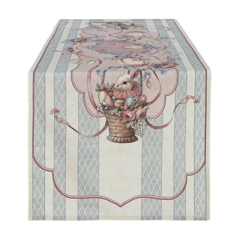 Runner Pasquale Joyeuses Pâques coll Blancmariclo