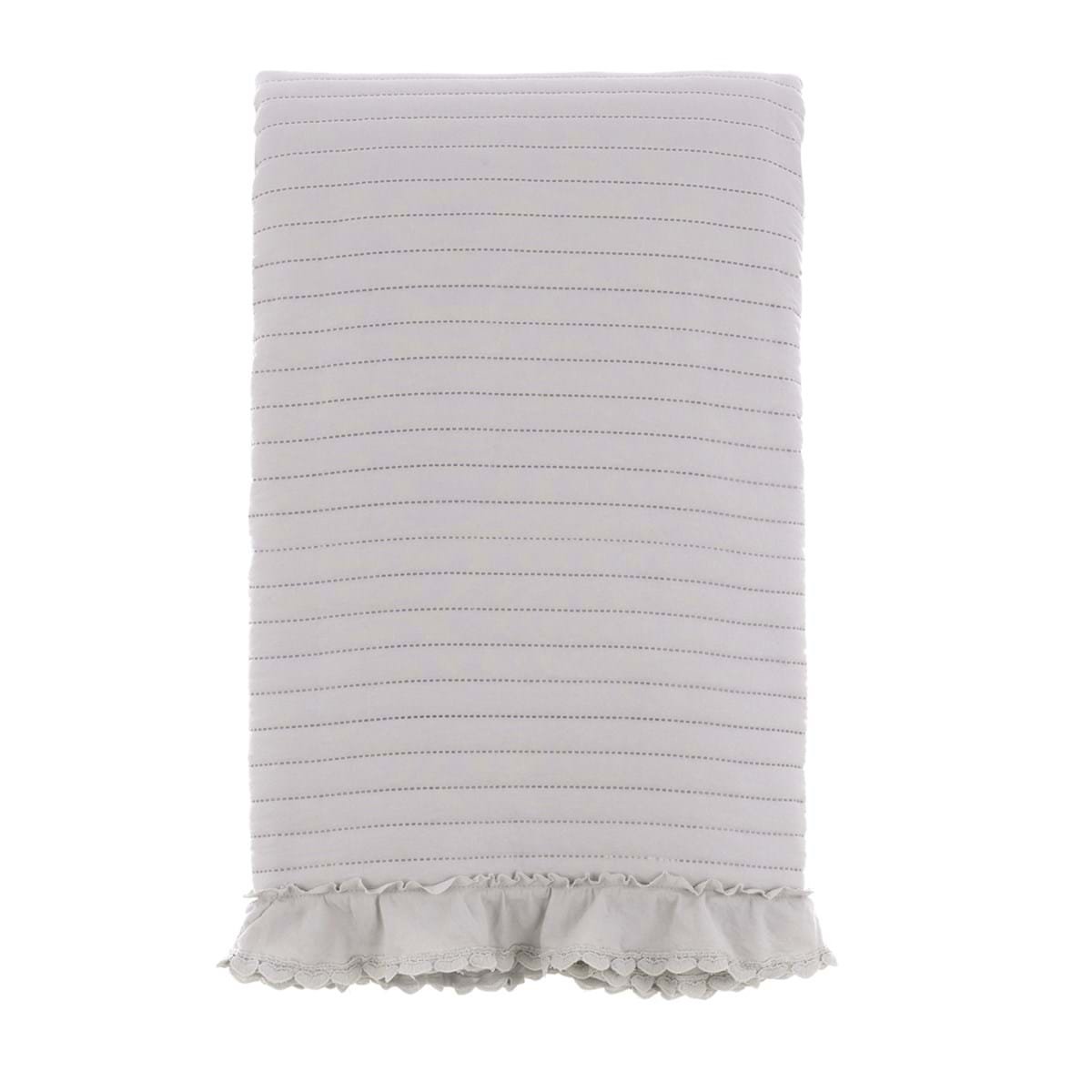 Trapunta 2 piazza con gala e applicazione cuori