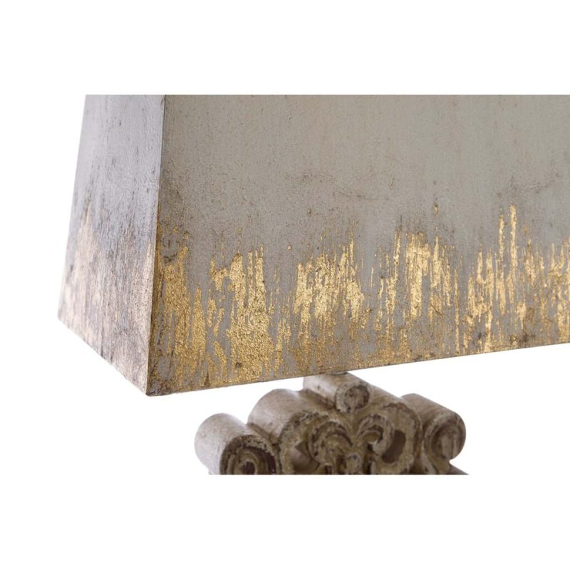 Base lume con paralume in metallo coll Blancmariclo '