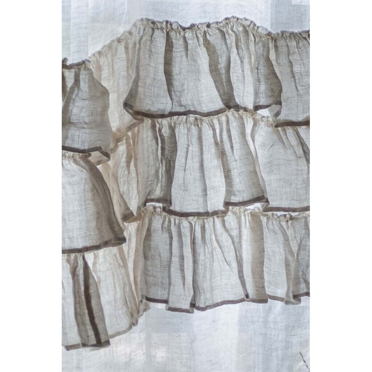 Tenda con balze coll Dentelle di Blancmariclo