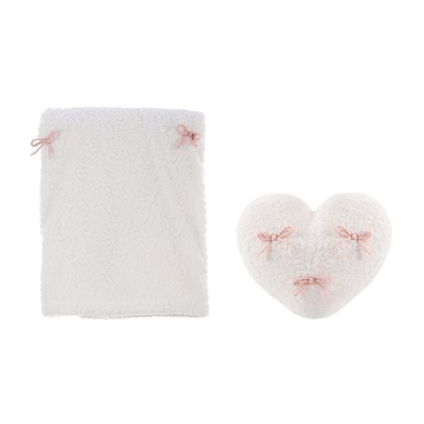 SET PILE E CUSCINO A CUORE di Blancmariclo