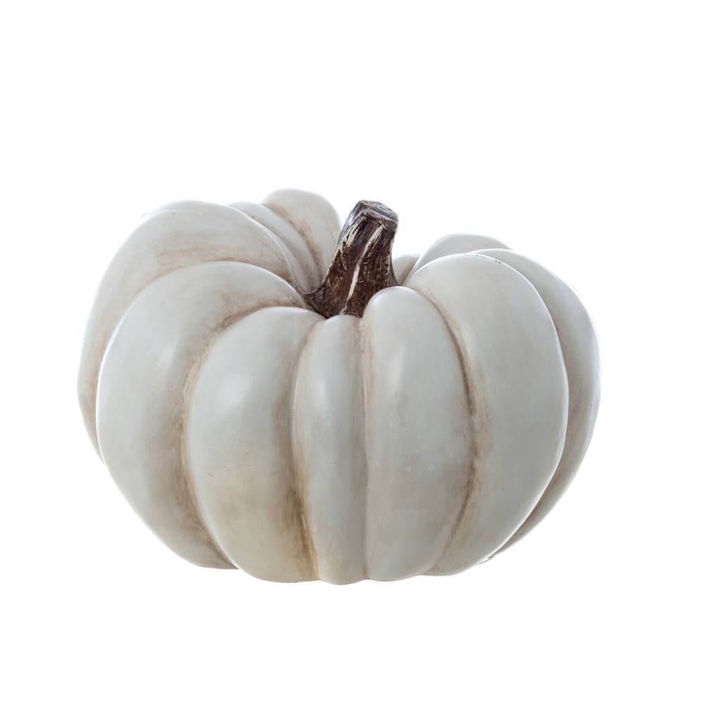 Blanc Mariclo Zucca Decorativa  35x29x23 cm coll Melange d’Autunno