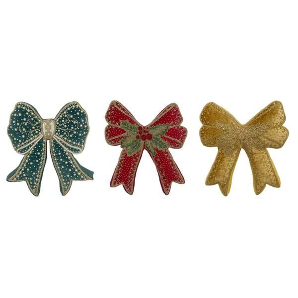 Cuscino fiocco ricamato di Blancmariclo