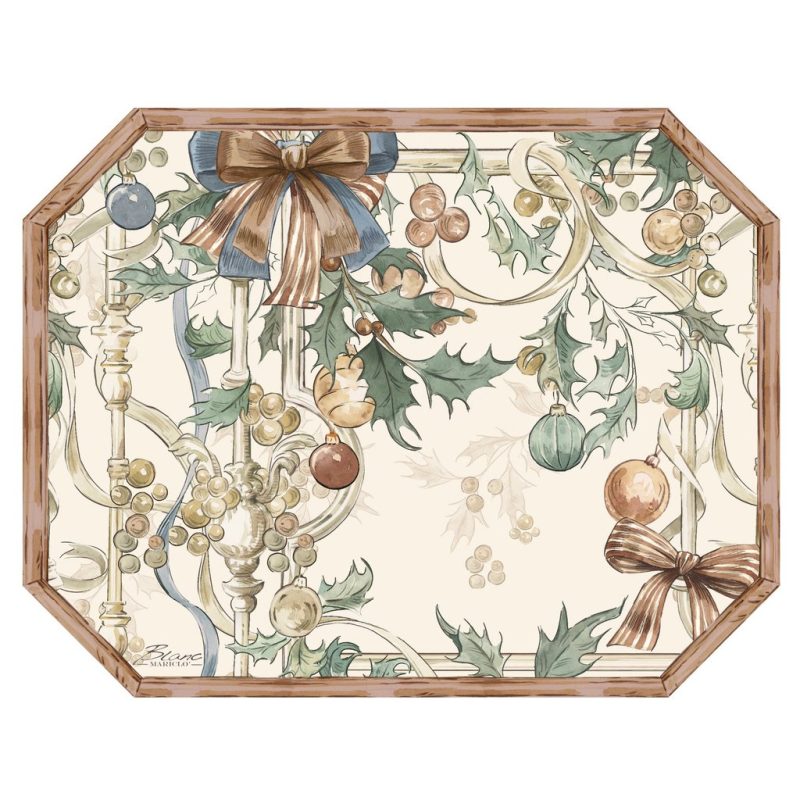 Tovaglietta vinile di Blanc Mariclo coll. Intrecci di Sogno