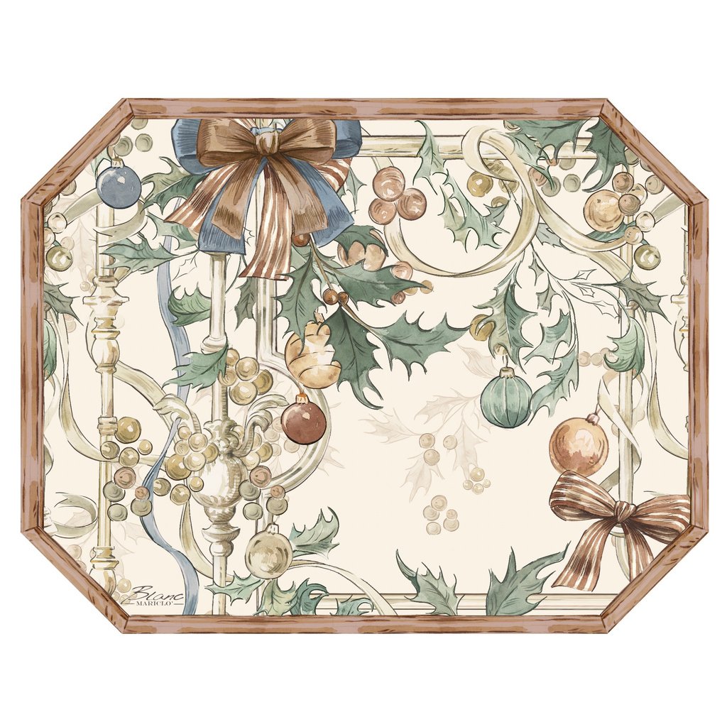 Tovaglietta vinile di Blanc Mariclo coll. Intrecci di Sogno