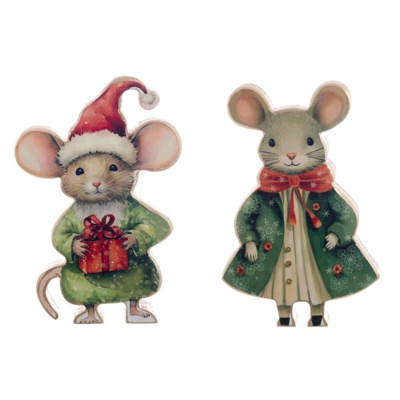 Blanc Mariclò Coppia topini Lui e Lei H 30
coll FAVOLA DI NATALE di Blancmariclo