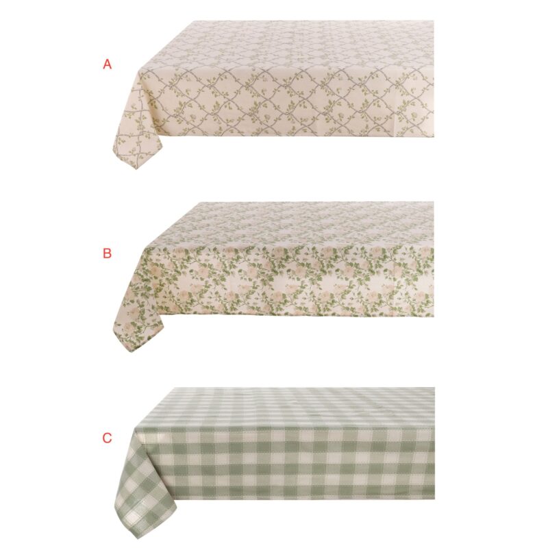 Tovaglia assortita 140 x 240 cm di  Blanc Mariclòcoll “Rami d’Amore”