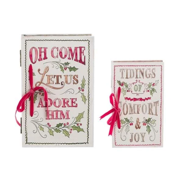 Set scatole a libro  assortite  Blancmariclo