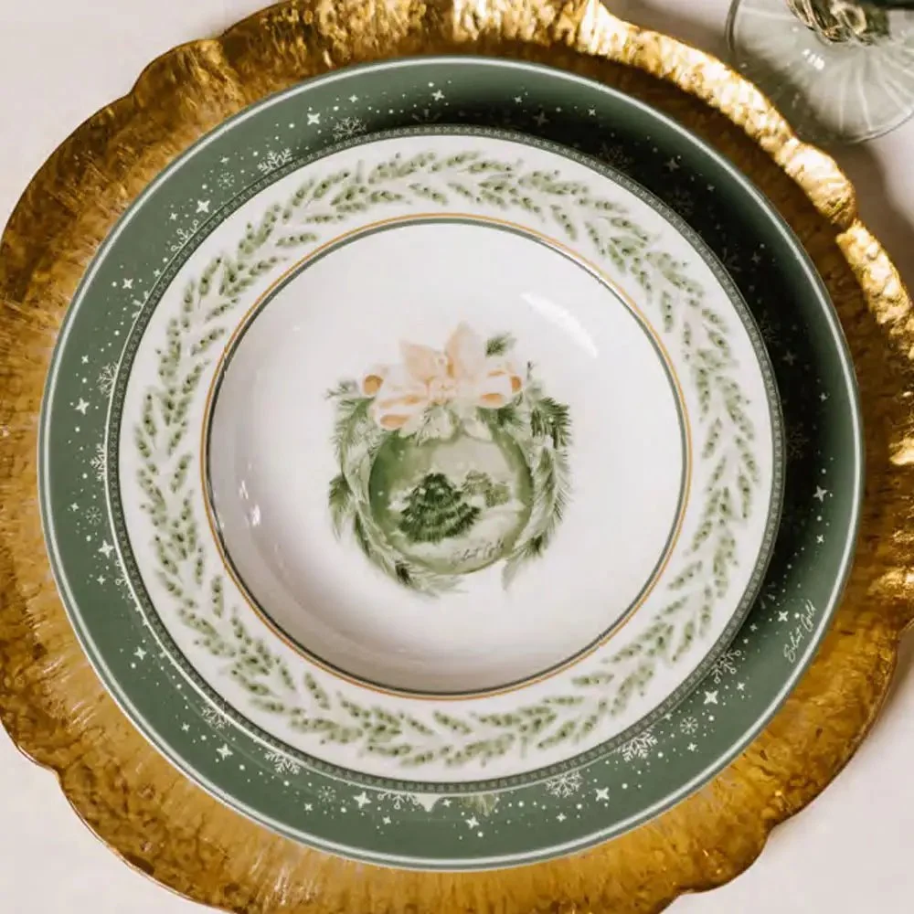 Servizio 18 piatti coll.Silent Gold in ceramica con scatola di
Nuvole di Stoffa - immagine 2